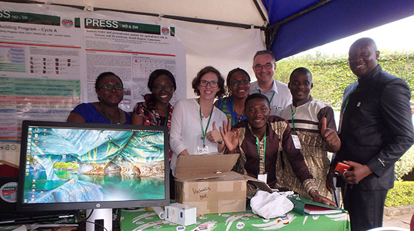 Projektteam am BGR-Stand beim Tag der offenen Tür.