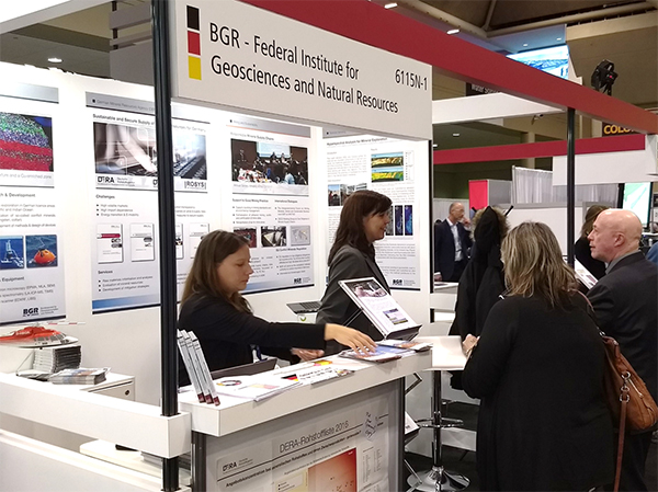 Der BGR-Stand auf der PDAC