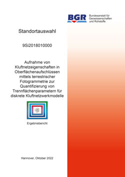 BGR veröffentlicht den Ergebnisbericht Ergebnisbericht zur quantitativen Beschreibung von Kluftnetzen in kristallinem Wirtsgestein 