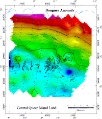 Bouguer Anomalie Queen Maud Land