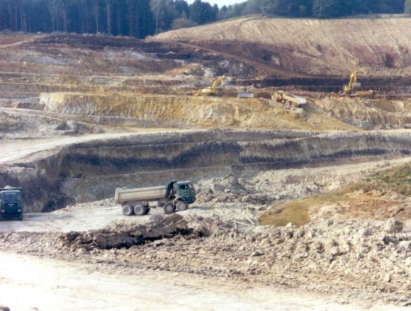 Tontagebau im Westerwald