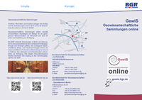 Flyer GewiS - Geowissenschaftliche Sammlungen online