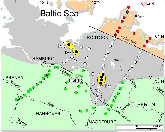 Distribution of potential hydrocarbon source rock in the pre-Westphalian sediments derived from a magnetotelluric survey