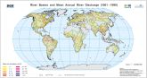 River Basins and Mean Annual River Discharge (1961 - 1990)