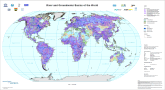 Map "River and Groundwater Basins of the World" Map "River and Groundwater Basins of the World"